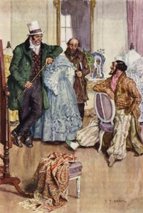 ニコラス・ニクルビーのイラスト 作： after Charles Edmund Brock