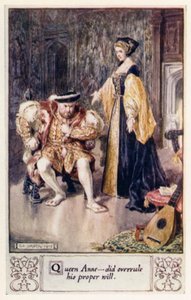 アン女王、彼の適切な意志を覆しました 作： after Charles Edmund Brock