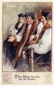 3人の司教がこのForenoonにここにいます 作： after Charles Edmund Brock
