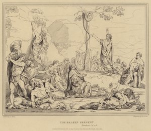 真ちゅう製の蛇、数字 作： after Charles Le Brun