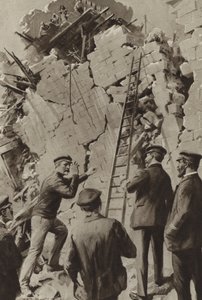 メッシーナ地震後の救助活動を支援するイギリスの船員 作： after Charles Mills Sheldon