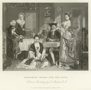 フェアのためのモーセの準備 作： after Daniel Maclise