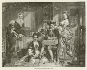 フェアのためのモーセの準備 作： after Daniel Maclise