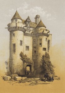 フォークランド宮殿（クロモリト）のグランドエントランス 作： after David Roberts