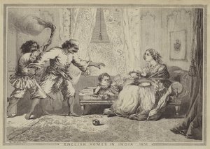 インドの英語の家、1857 作： after Edward Hull