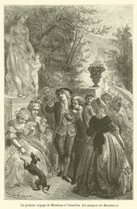 ミラボーのベルサイユへの最初の旅行、ミラボーの侯爵 作： after Emile Antoine Bayard