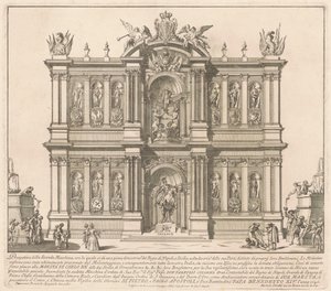 1746 年の中国のセコンダ マキナ: ナポリ王国の領土 作： after Francisco Preciado de la Vega Miguel