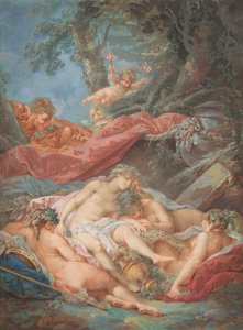 スリーピング バカンテス 作： after François Boucher Jacques Charlier
