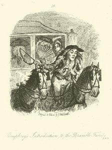 トビアス・スモレットによるハンフリー・クリンカーのイラスト 作： after George Cruikshank