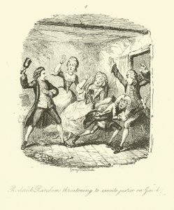 トデアス・スモレットによるロデリック・ランダムのイラスト 作： after George Cruikshank