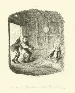 トデアス・スモレットによるロデリック・ランダムのイラスト 作： after George Cruikshank