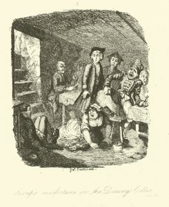 トデアス・スモレットによるロデリック・ランダムのイラスト 作： after George Cruikshank