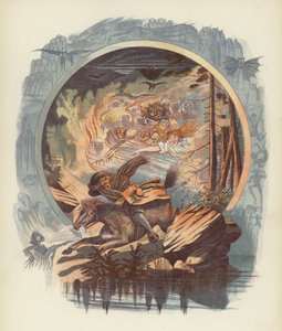 Robert BurnsによるTam OShanterのイラスト 作： after George Cruikshank