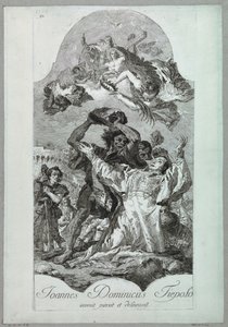 聖ステパノの殉教 作： after Giovanni Battista Tiepolo