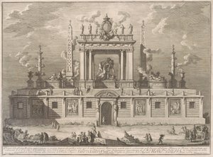 1762年の中国のプリマ・マッキーナ：ファルネーゼの雄牛とファルネーゼ宮殿のその他の骨董品