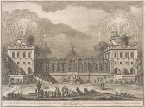 1763年の中国のためのSeconda Macchina：ブドウの収穫 作： after Giuseppe Palazzi Giuseppe Vasi after Paolo Posi