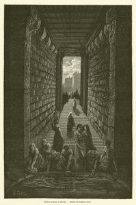 メリダの古代の貯水槽 作： Gustave after Dore