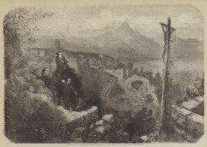 フエンタラビア、皇后ユージニーのお気に入りのリゾート地 作： Gustave after Dore