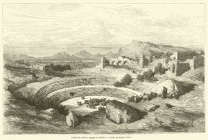 メリダの古代劇場の遺跡 作： Gustave after Dore