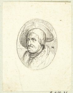 ファンタジー, 肖像画, の, 老人, ∥で∥, 帽子 作： after Hendrick Goltzius