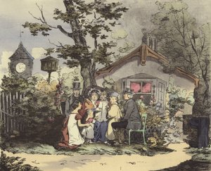 大臣とその家族 作： after Henri Bonaventure Monnier