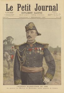 1895年のフランス軍の大作戦。ルムートンドボワデフレ将軍 作： after Henri Meyer