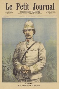 ダホメのフランス軍の指揮官であるドッズ将軍 作： after Henri Meyer
