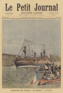 ツーロンでの巡洋艦Le Suchetの打ち上げ