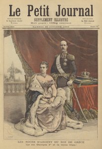 ギリシア王ジョージ1世とオルガ女王の銀婚式