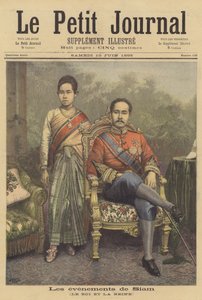 サイアムの王と女王 作： after Henri Meyer