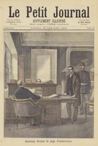 裁判官の前で殺人犯ルイ・アナステイ