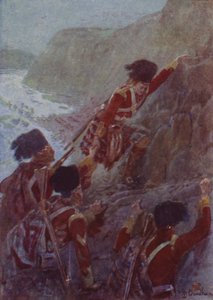 ケベックの捕獲 作： after Henry Sandham