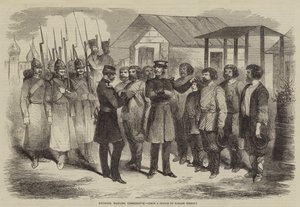 ロシアの徴集兵を描く 作： after Horace Vernet