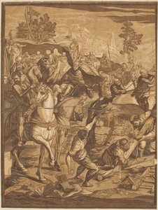 はりつけ（左パネル） 作： after Jacopo Tintoretto John Baptist Jackson