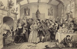 古いクリスマスのお祭り 作： James Stephanoff