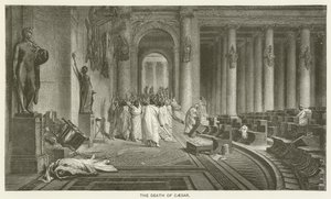 シーザーの死 作： after Jean Leon Gerome