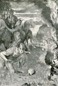 BeowulfがAschereの頭を発見 作： after John Henry Frederick Bacon