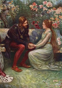 ヘンリー王子と庭のエルシー 作： after John Henry Frederick Bacon