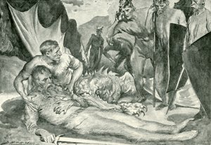 ベオウルフの死 作： after John Henry Frederick Bacon