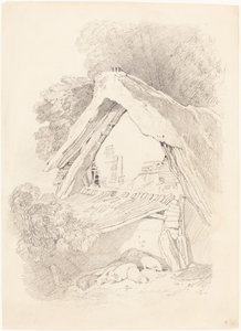 コテージ アット ディス 作： after John Sell Cotman British 19th Century