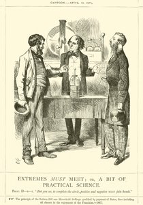 両極端は満たす必要があります。または、実践科学のビット 作： after John Tenniel