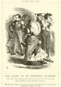 セントスティーブンスアカデミーでの戦い 作： after John Tenniel