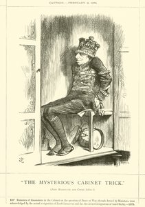 謎のキャビネットトリック 作： after John Tenniel