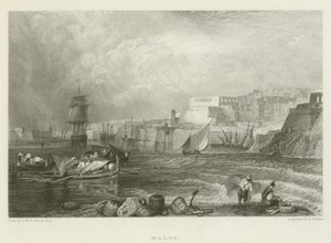 マルタ 作： after Joseph Mallord William Turner