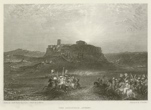 アクロポリス、アテネ 作： after Joseph Mallord William Turner