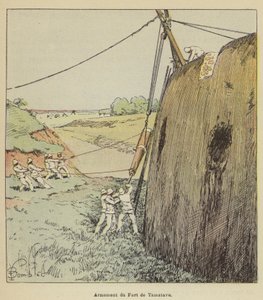 タマタベの砦の武装 作： after Louis Charles Bombled