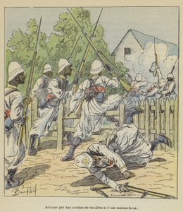 ホバ家のライフルマンセクションによる攻撃 作： after Louis Charles Bombled