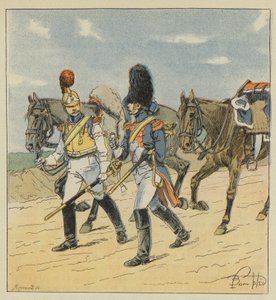 ライフルマン、1806-1812 作： after Louis Charles Bombled