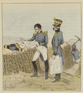 カルノーはサービスを要求し、アンジェの街は彼に委託されました 作： after Louis Charles Bombled