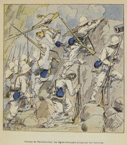 Tsinainondryの戦い、Foreign Legionがバッテリーを攻撃しました 作： after Louis Charles Bombled
